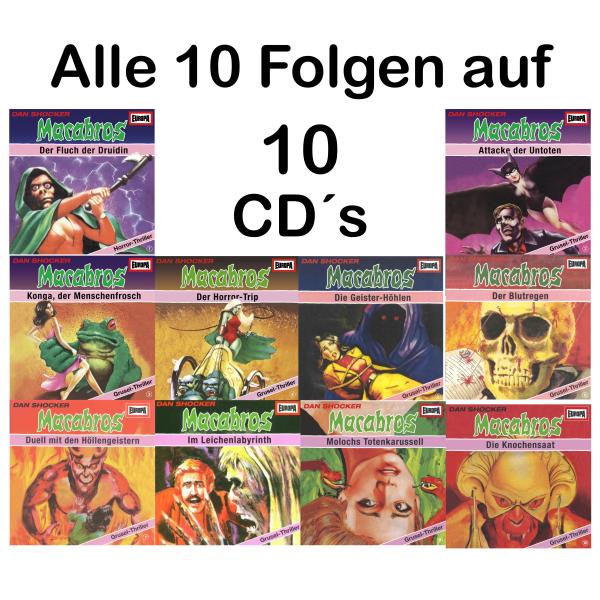 MACABROS 1-10 CD-Set (Europa, Rückkehr der Klassiker)